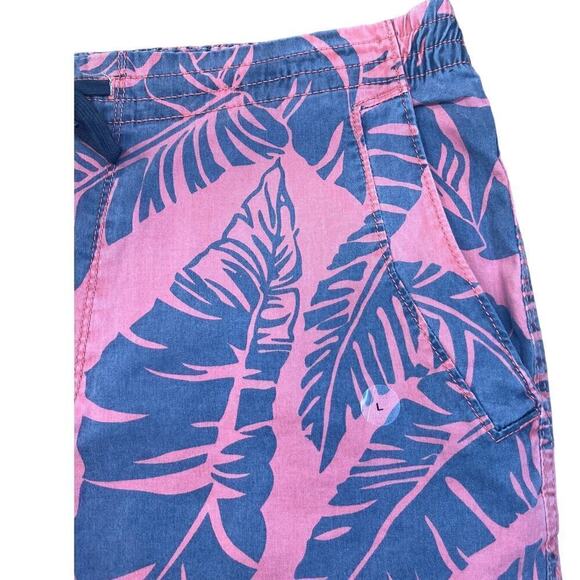 NWT Aero Stretch Jogger 9" Short, Hawaiian, Boardshorts, Berry/Navy, size Large - Picture 3 of 9